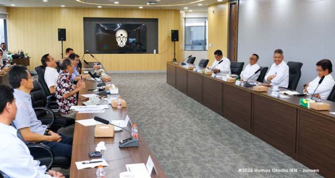 
 Penjajakan potensi investasi antara Provinsi Anhui, China dengan Otorita IKN pada Selasa (19/08/2025) di Kantor Otorita IKN. (Foto. Dok: Humas Otorita IKN)