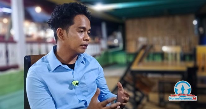 
 Sekretaris DPD Partai Gelora Kukar, Aspin Anwar. (Indirwan/Fairuzzabady/Kumalanews.id)
