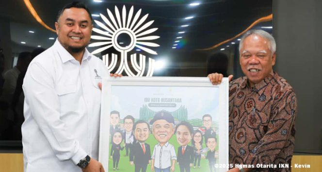 
 Kepala Otorita Ibu Kota Nusantara (IKN) Basuki menerima kunjungan Himpunan Pengusaha Muda Indonesia (HIPMI) Kalimantan Timur di Kantor Otorita IKN, Nusantara pada Jumat (19/08/2025). (Foto. Dok: Humas Otorita IKN)