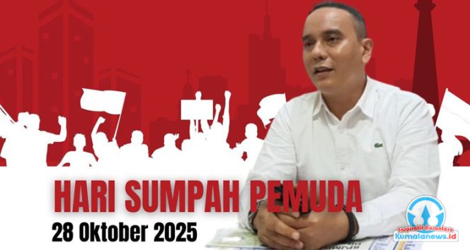 
 Ketua Komisi IV DPRD Kota Samarinda, Mohammad Novan Syahronny Pasie, mengajak generasi muda untuk tetap proaktif dan siap menghadapi tantangan era digital di momentum peringatan Hari Sumpah Pemuda ke-97 tahun 2025. (Grafis: Awang)