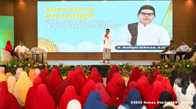 Semarak tausiyah TVRI “Nusantara Bertabligh” di Multifunction Hall Kemenko 3, KIPP Nusantara, Kamis (9/10/2025).