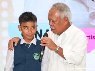 Sebanyak 535 peserta dari kalangan pelajar Sepaku mengikuti kegiatan workshop content creator di Multifunction Hall Kemenko 1, KIPP Nusantara, Selasa (14/10/2025).