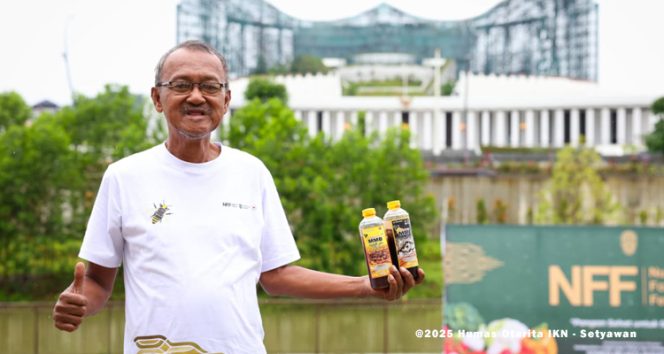 
 Otorita Ibu Kota Nusantara bekerja sama dengan Asosiasi Perlebahan Indonesia menyelenggarakan Nusantara Honey Fest dengan beragam kegiatan mulai dari pameran hingga talkshow madu pada Sabtu-Minggu (26-27 Oktober 2025) di Sentra Massa, IKN.