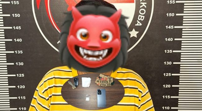 Pelaku tindak pidana penyalahgunaan narkotika bersama barang bukti berhasil diamankan oleh Satuan Resnarkoba Polres Kutai Kartanegara.