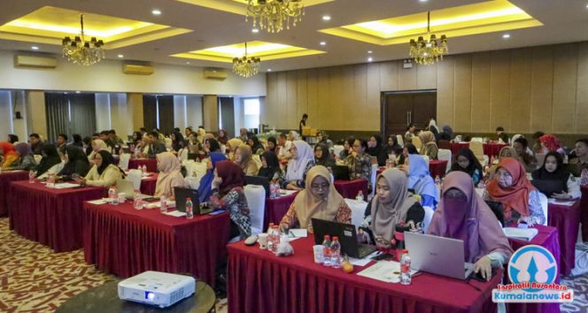 
 Kegiatan Bimbingan Teknis Peningkatan Kompetensi Guru Inklusi SD Gelombang II yang digelar oleh Dinas Pendidikan dan Kebudayaan Kabupaten Kutai Kartanegara, berlangsung di Hotel Grand Fatma, Tenggarong, beberapa waktu lalu. (Dok. Indirwan)