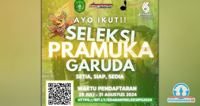 
 Foto flyer Seleksi Pramuka Garuda Kutai Kartanegara beberapa bulan lalu.