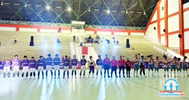 
 Partai Final Turnamen Futsal KNPI Kukar Cup 2025 kategori umum mempertandingkan laga sengit antara Walet FC dan Alief Sport FC, yang menjadi puncak penentuan juara dalam ajang kompetisi futsal bergengsi tingkat Kabupaten Kutai Kartanegara.