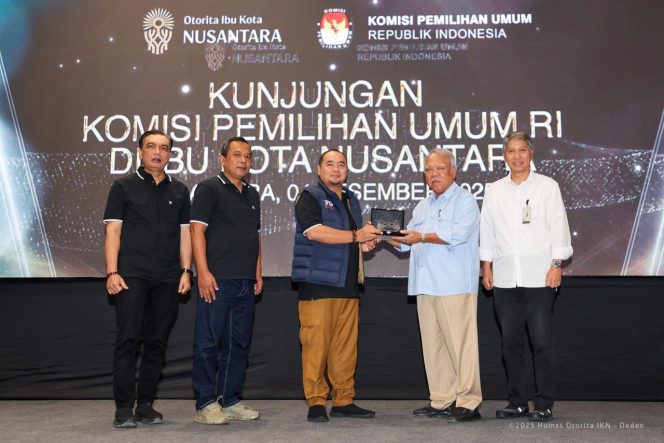 
 Kunjungan Kerja KPU RI ke IKN pada Kamis, (4/12/2025).