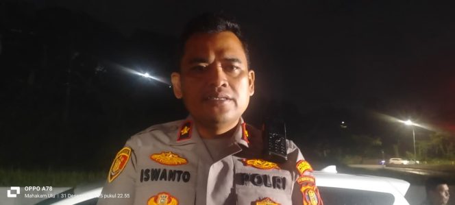 
 Polsek Palaran Perketat Pengamanan Malam Tahun Baru 2026 di Jembatan Mahkota II