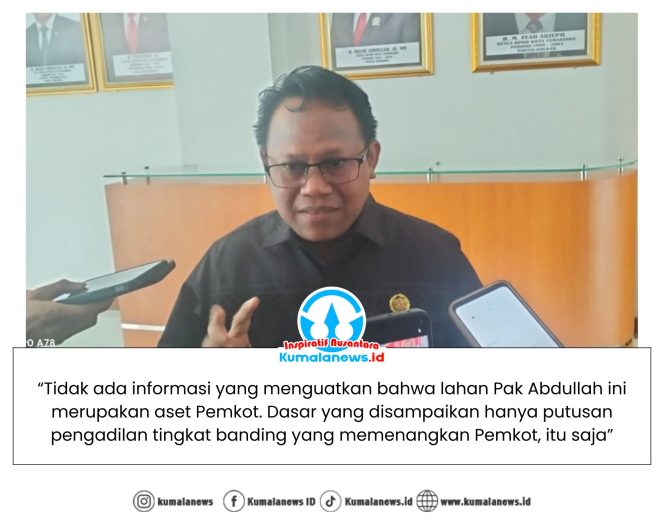 
 Ketua Komisi I DPRD Kota Samarinda, Samri Shaputra, memberikan keterangan kepada sejumlah awak media terkait rapat dengar pendapat (hearing) yang membahas polemik pemanfaatan lahan untuk pembangunan Puskesmas Sidomulyo, Senin (19/1/2026).
Foto: Yana Ashari.