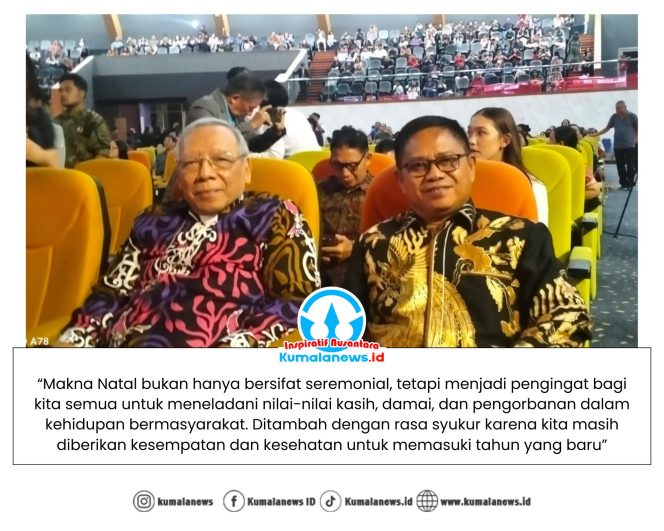 
 Anggota Komisi III DPRD Kota Samarinda, Elnatan Pasambe, menghadiri Perayaan Natal 2025 dan Syukur Tahun Baru 2026 Umat Kristen se-Kota Samarinda di Plenary Hall Sempaja, Jumat malam (23/1/2026). Foto: Yana Ashari.