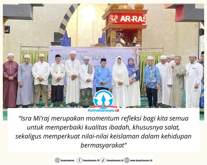
 Peringatan Isra Mi’raj di Masjid Jami Ar Rasyidin, Jamaah Didorong Perkuat Iman dan Kualitas Salat