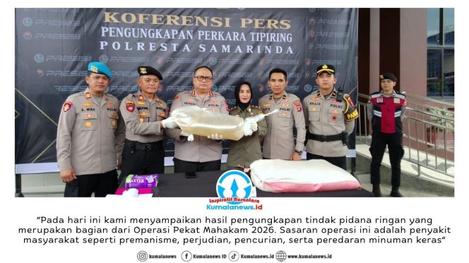 
 Hampir 10 Ton Cap Tikus Diamankan, Polresta Samarinda Bongkar Peredaran Miras Ilegal
