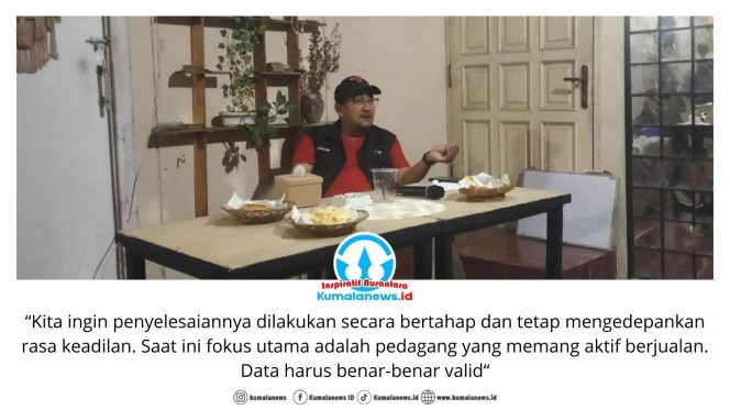 
 Ketua Komisi II DPRD Kota Samarinda, Iswandi, menjadi narasumber utama dalam kegiatan KONGSI (Kongkow Bareng Iswandi) yang digelar di Reuni Kopi Vorvo, Jalan Langsat No. 3, Kelurahan Gunung Kelua, Kecamatan Samarinda Ulu, Selasa (10/2/2026) malam. Foto: Yana Ashari.