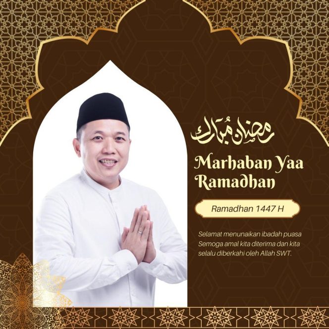 
 Flayer ucapan menyambut Ramadan 1447 H dari Ketua Komisi III DPRD Kota Samarinda, Deni Hakim Anwar, sebagai bentuk ajakan kepada masyarakat untuk menjalankan ibadah puasa dengan penuh keikhlasan dan semangat kebersamaan.