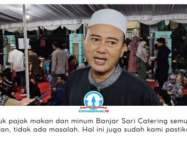 Sekretaris Komisi II DPRD Kota Samarinda, Rusdi Doviyanto, memberikan keterangan kepada awak media terkait kewajiban pajak makan dan minum Banjar Sari Catering yang dipastikan dalam kondisi aman dan tidak bermasalah. Foto: Yana Ashari.