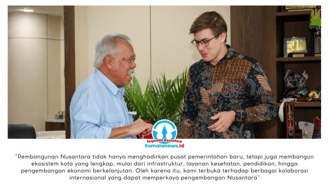
 Kepala Otorita IKN beserta jajaran dan delegasi Austria melakukan diskusi langsung mengenai potensi kerja sama di berbagai bidang, termasuk di Kawasan Nusantara, pada Rabu (4/3/2026). Dok: Humas Otorita Ibu Kota Nusantara.