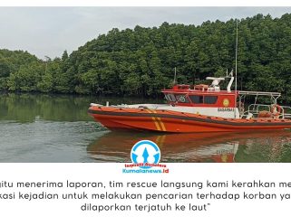 Petugas Kantor Pencarian dan Pertolongan (SAR) Kelas A Balikpapan melakukan operasi pencarian terhadap seorang pemancing yang dilaporkan terjatuh dari kapal (Man Overboard/MOB) di perairan Balikpapan, Selasa malam (10/3/2026). Korban diduga jatuh ke laut setelah kapal yang ditumpanginya diterjang badai dan gelombang tinggi. Laporan kejadian diterima sekitar pukul 22.50 WITA dan tim rescue segera dikerahkan menuju lokasi untuk melakukan pencarian. Dok: Basarnas Kaltim.