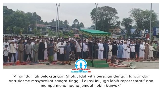 
 Ribuan jemaah memadati pelaksanaan Sholat Idul Fitri 1447 Hijriah yang digelar Muhammadiyah di Tenggarong, Jumat (20/3/2026) pagi. Suasana ibadah berlangsung khusyuk, tertib, dan penuh kebersamaan, mencerminkan antusiasme masyarakat dalam menyambut hari kemenangan. Foto: Indirwan.