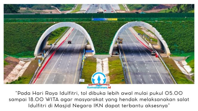 
 Kondisi ruas Jalan Tol Ibu Kota Nusantara (IKN) yang menghubungkan Kota Balikpapan dengan kawasan Ibu Kota Nusantara. Foto: Humas Otorita Ibu Kota Nusantara.
