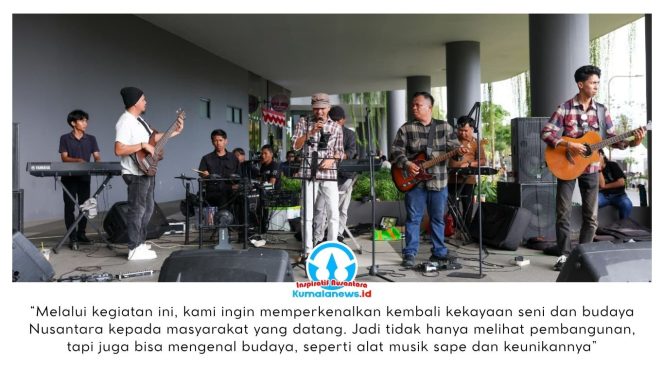 
 Pagelaran Simfoni Swara Nusantara mengiringi keramaian masyarakat yang berkunjung ke Kawasan Inti Pusat Pemerintahan (KIPP) Nusantara pada Sabtu (28/03/2026). Dok: Humas Otorita Ibu Kota Nusantara.