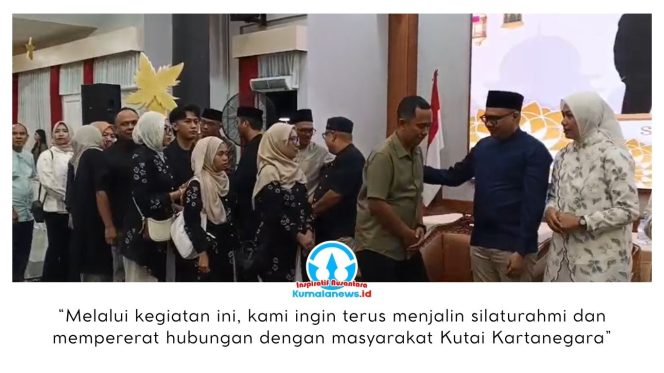 
 Suasana hangat dan penuh keakraban di Pendopo Odah Etam, Tenggarong, saat ribuan warga menghadiri open house Idulfitri yang digelar Bupati Kutai Kartanegara Aulia Rahman Basri, Sabtu (21/3/2026) malam. Foto: Indirwan.