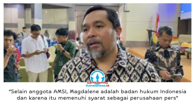 Ketua Asosiasi Media Siber Indonesia (AMSI), Wahyu Dhyatmika. Dok: AMSI