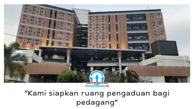 
 Bangunan Pasar Pagi Samarinda. Disdag menyiapkan mekanisme pengaduan di tengah proses penataan dan distribusi kios. Foto: Yana Ashari.