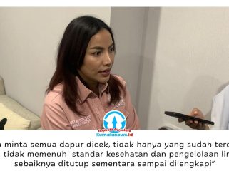 Wakil Ketua Dewan Perwakilan Rakyat Daerah (DPRD) Kota Samarinda, Celni Pita Sari, memberikan keterangan terkait komitmen lembaganya dalam memperketat pengawasan pelaksanaan program Makan Bergizi Gratis (MBG), khususnya pada dapur-dapur penyedia makanan yang beroperasi di lapangan. Foto: Yana Ashari.
