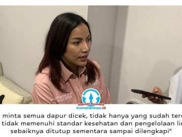 Wakil Ketua Dewan Perwakilan Rakyat Daerah (DPRD) Kota Samarinda, Celni Pita Sari, memberikan keterangan terkait komitmen lembaganya dalam memperketat pengawasan pelaksanaan program Makan Bergizi Gratis (MBG), khususnya pada dapur-dapur penyedia makanan yang beroperasi di lapangan. Foto: Yana Ashari.