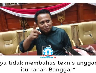 Anggota Komisi IV DPRD Kota Samarinda, Anhar, memberikan keterangan terkait pengalihan tanggungan 49 ribu peserta BPJS PBI dari Pemprov Kaltim ke Pemkot Samarinda. Foto: Yana Ashari.