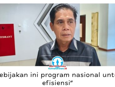 Ketua DPRD Kota Samarinda, Helmi Abdullah, menyampaikan dukungan terhadap penerapan WFO dan WFA/WFH bagi ASN. Foto: Yana Ashari.