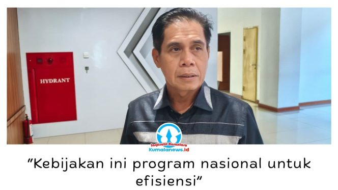 
 Ketua DPRD Kota Samarinda, Helmi Abdullah, menyampaikan dukungan terhadap penerapan WFO dan WFA/WFH bagi ASN. Foto: Yana Ashari.