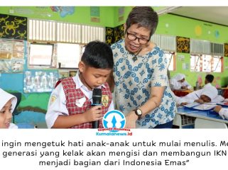 Otorita IKN bekerja sama dengan INOVASI menyelenggarakan pelatihan menulis cerita anak di SDN 019 Sepaku yang diikuti 24 siswa dari delapan sekolah dasar di Gugus 1 Sepaku. Dok: Humas Otorita Ibu Kota Nusantara.
