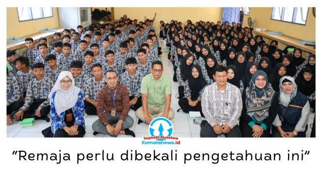 
 Otorita IKN menyelenggarakan sosialisasi pencegahan dini stunting dan kesehatan reproduksi bagi siswa SMP hingga SMA di wilayah delineasi IKN. Dok: Humas Otorita Ibu kota Nusantara.