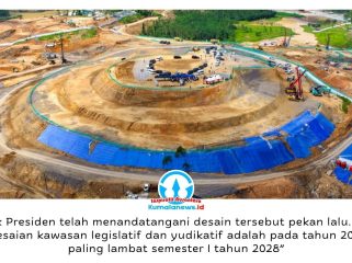 Presiden Prabowo Subianto telah menandatangani desain pembangunan Kawasan Legislatif dan Yudikatif IKN, yang mendapat apresiasi saat kunjungan Pimpinan MPR RI ke lokasi pembangunan kawasan legislatif. Dok: Humas Otorita Ibu Kota Nusantara.