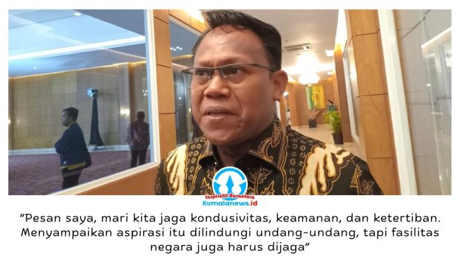 
 Ketua Komisi I DPRD Kota Samarinda mengingatkan agar rencana aksi tetap berlangsung tertib, aman, dan tidak mengganggu ketertiban umum, meskipun ditujukan kepada pemerintah provinsi. Foto: Yana Ashari.