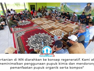 Kelompok tani bersama puluhan masyarakat antusias mengikuti panen perdana Padi Gogo di Nusantara, Kamis (9/4/2026). Kegiatan ini turut dihadiri dan didukung berbagai pemangku kepentingan, termasuk Otorita IKN. Dok: Humas Otorita Ibu Kota Nusantara.