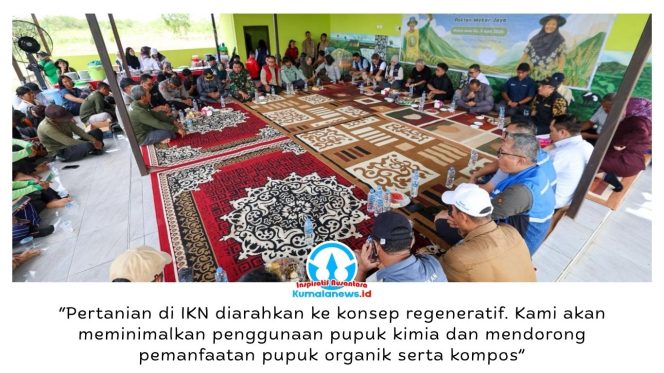 
 Kelompok tani bersama puluhan masyarakat antusias mengikuti panen perdana Padi Gogo di Nusantara, Kamis (9/4/2026). Kegiatan ini turut dihadiri dan didukung berbagai pemangku kepentingan, termasuk Otorita IKN. Dok: Humas Otorita Ibu Kota Nusantara.