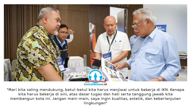 
 Otorita Ibu Kota Nusantara (IKN) menghadirkan ruang kolaborasi bagi industri konstruksi melalui kegiatan Building and Construction Business Matching yang diselenggarakan bersama Indonesia Construction Architecture Network (ICAN) di Kantor Bersama 3. Dok: Humas Otorita Ibu Kota Nusantara.