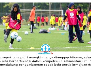 Sebanyak 140 siswi dari jenjang SD hingga SMP di wilayah delineasi IKN antusias mengikuti AFC Women’s Football Day 2026 di PSSI Training Center IKN. Dok: Humas Otorita ibu Kota Nusantara.