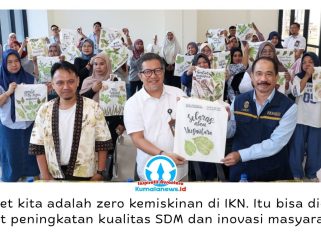 Otorita Ibu Kota Nusantara (IKN) bersama Bank Indonesia menyelenggarakan Workshop Ecoprint bagi masyarakat di wilayah delineasi IKN. Dok: Humas Otorita Ibu Kota Nusantara.