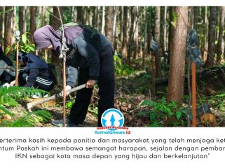 Suasana libur panjang Paskah di Ibu Kota Nusantara (IKN) tahun ini terasa berbeda. Di tengah pembangunan yang terus berjalan, ribuan pengunjung tidak hanya datang untuk melihat perkembangan kawasan, tetapi juga berpartisipasi dalam kegiatan penanaman pohon serta menikmati berbagai destinasi wisata. Dok: Humas Otorita Ibu Kota Nusantara