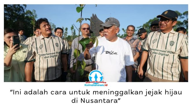 
 Sebanyak 700 bibit pohon ditanam bersama di Plaza Legislatif Ibu Kota Nusantara (IKN), Kamis (30/04/2026). Dok: Humas Otorita Ibu Kota Nusantara.