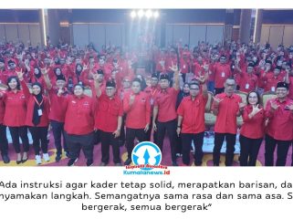 Pembukaan Musyawarah Anak Cabang (Musancab) PDI Perjuangan Kabupaten Kutai Kartanegara (Kukar) yang digelar di Gedung Putri Karang Melenu, Tenggarong Seberang, Sabtu (25/4/2026), berlangsung penuh semangat dan menjadi momentum penting konsolidasi partai hingga tingkat akar rumput. Foto: Akmal Hafidz Krisnowo.