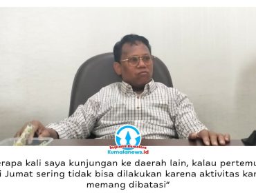 Ketua Komisi I DPRD Kota Samarinda, Samri Shaputra, menyampaikan pandangannya terkait makna peringatan Hari Kartini saat ditemui awak media di ruang kerjanya, Selasa (21/4/2026).