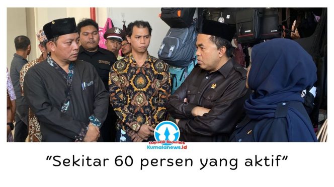 
 Plt Kepala Disperindag Kutai Kartanegara, Sayyid Fathullah, saat mendampingi Ketua DPRD Kukar Ahmad Yani dan Wakil Ketua DPRD Kukar melakukan sidak di Pasar Tangga Arung Square, Kamis (30/04/2026). Foto: Fairuzzabady.