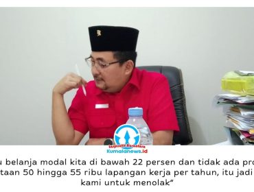 Ketua Komisi II DPRD Kota Samarinda, Iswandi, menyoroti komposisi belanja dalam APBD yang dinilai belum sepenuhnya berpihak pada pembangunan serta penciptaan lapangan kerja. Foto: Yana Ashari.