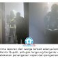 Petugas Dinas Pemadam Kebakaran dan Penyelamatan Kabupaten Kutai Kartanegara (Kukar) melakukan penanganan cepat terhadap dugaan konsleting listrik di Gedung D Kantor Bupati Kukar, Jalan A.P. Mangkunegoro, Kelurahan Timbau, Kecamatan Tenggarong, Jumat (22/05/2026) pagi. Dok: Pemadam Kebakaran dan Penyelamatan Kabupaten Kutai Kartanegara.