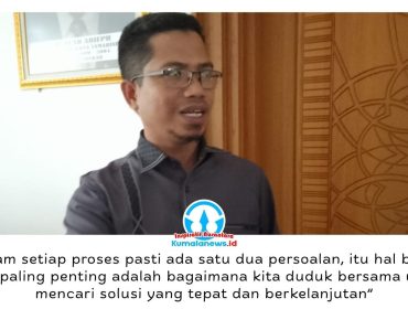 Anggota Komisi IV DPRD Kota Samarinda, Ismail Latisi, memberikan keterangan kepada awak media terkait pentingnya peningkatan kualitas sumber daya manusia (SDM) di sektor pendidikan sebagai langkah strategis menghadapi tantangan global yang semakin kompleks. Foto: Yana Ashari.